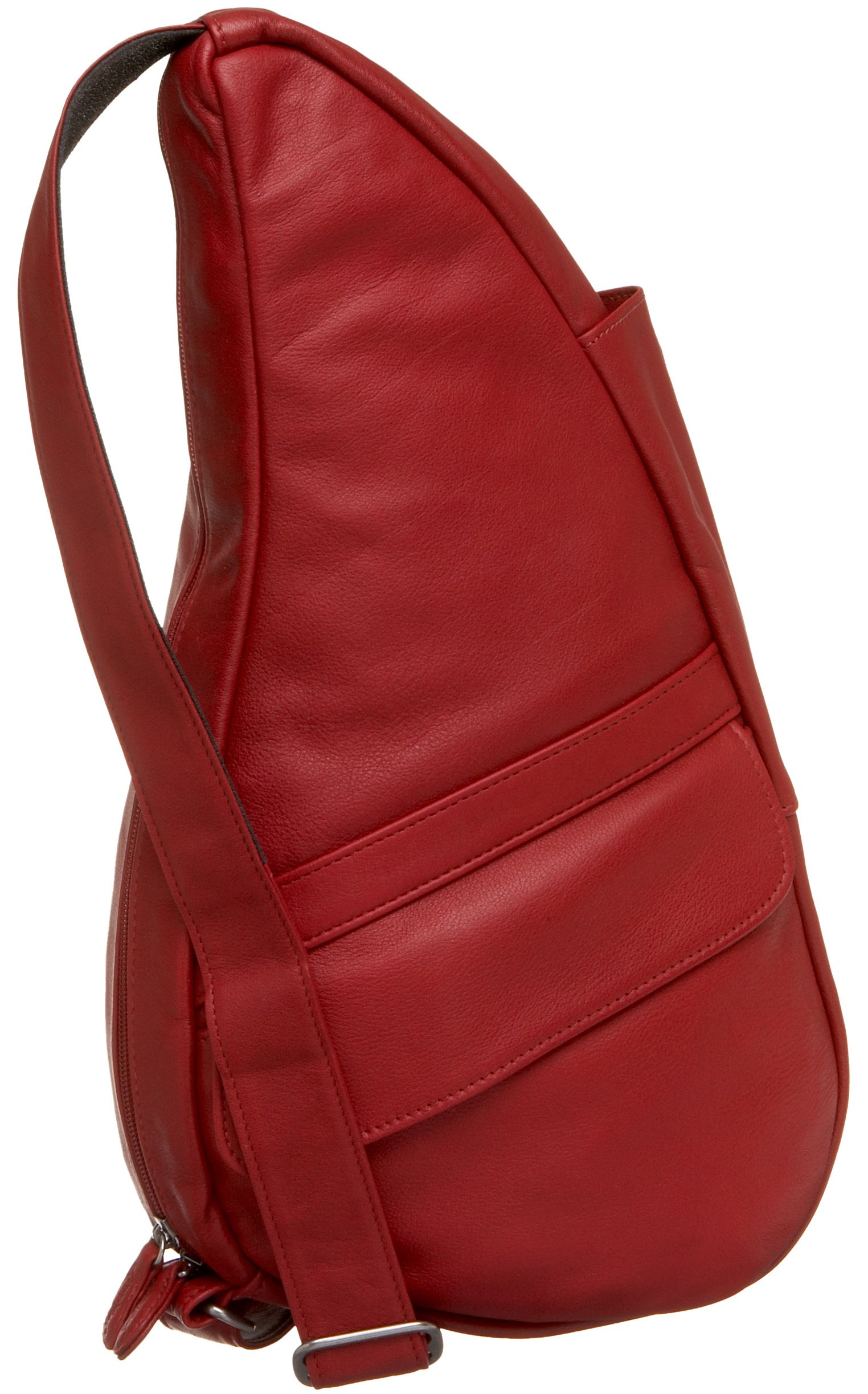 AmeriBag Small Classic Leather Backpack for Women & Men - Lightweight & Ergonomic Design for Daily Commute, Travel & Work