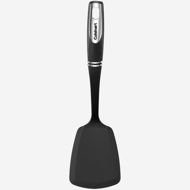 Cuisinart CTG-12 STC Solid Turner - High-Quality Stainless Steel Kitchen Spatula for Flipping Pancakes, Burgers & Eggs - Perfect for Home Cooking & Grilling