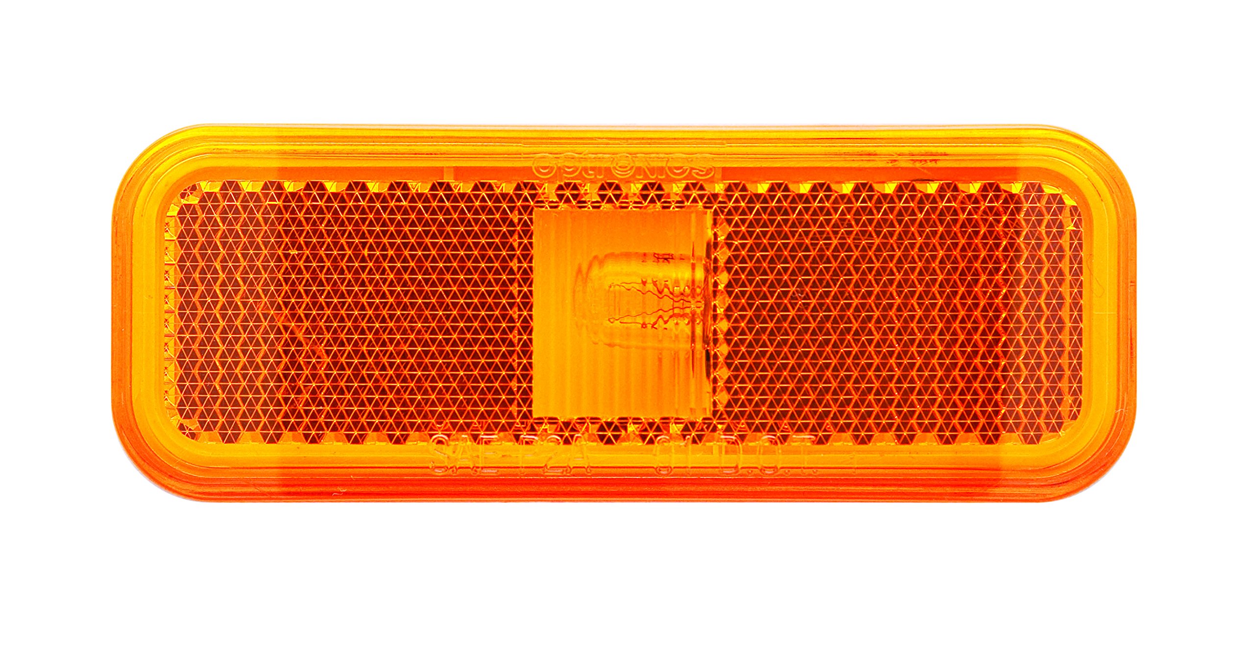 Optronics MC44ABP Amber LED Marker Clearance Light - Heavy Duty Truck & Trailer Safety Lights for Night Driving & Road Visibility