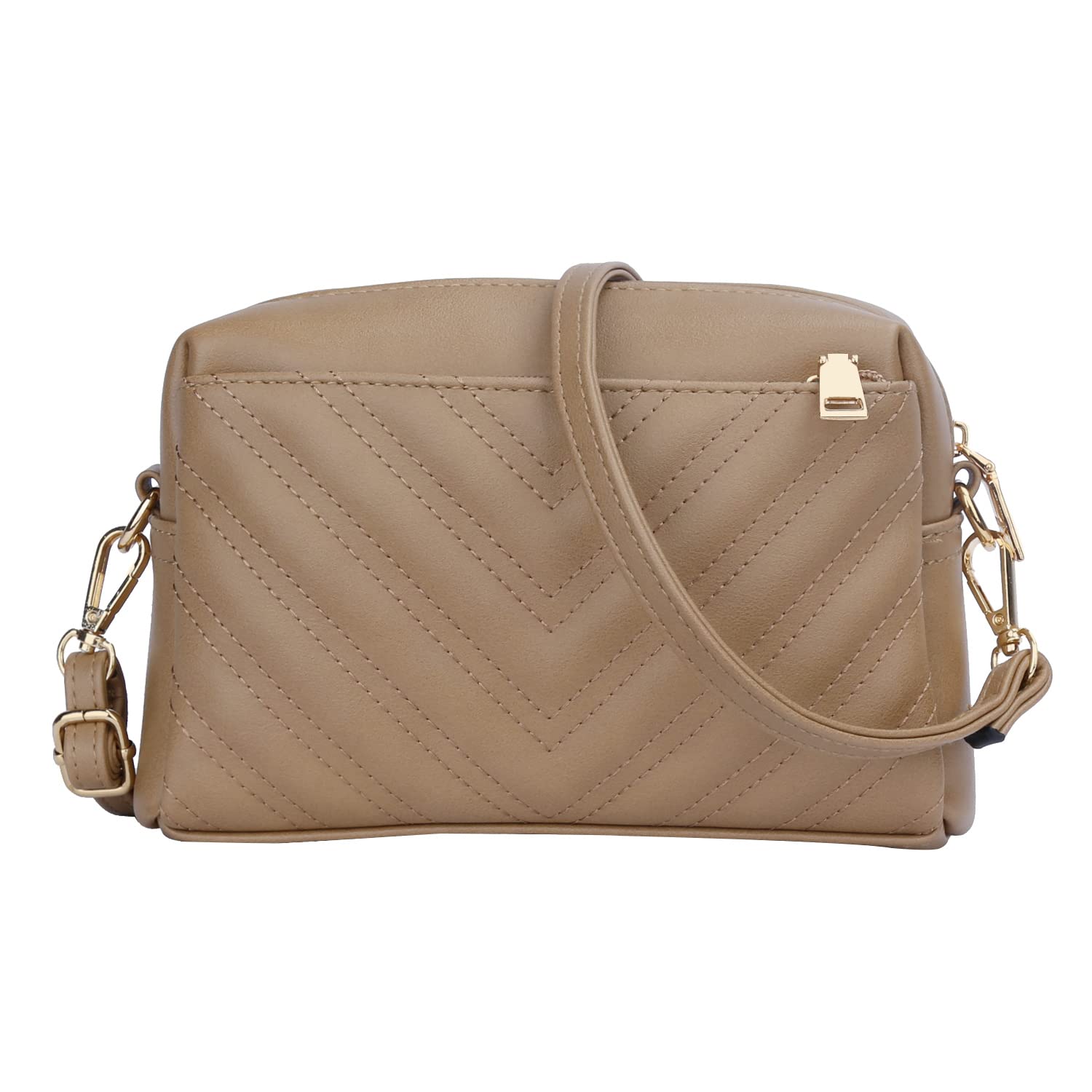 KKXIU Women's Quilted Crossbody Bag - Lightweight Small Shoulder Purse for Daily Use