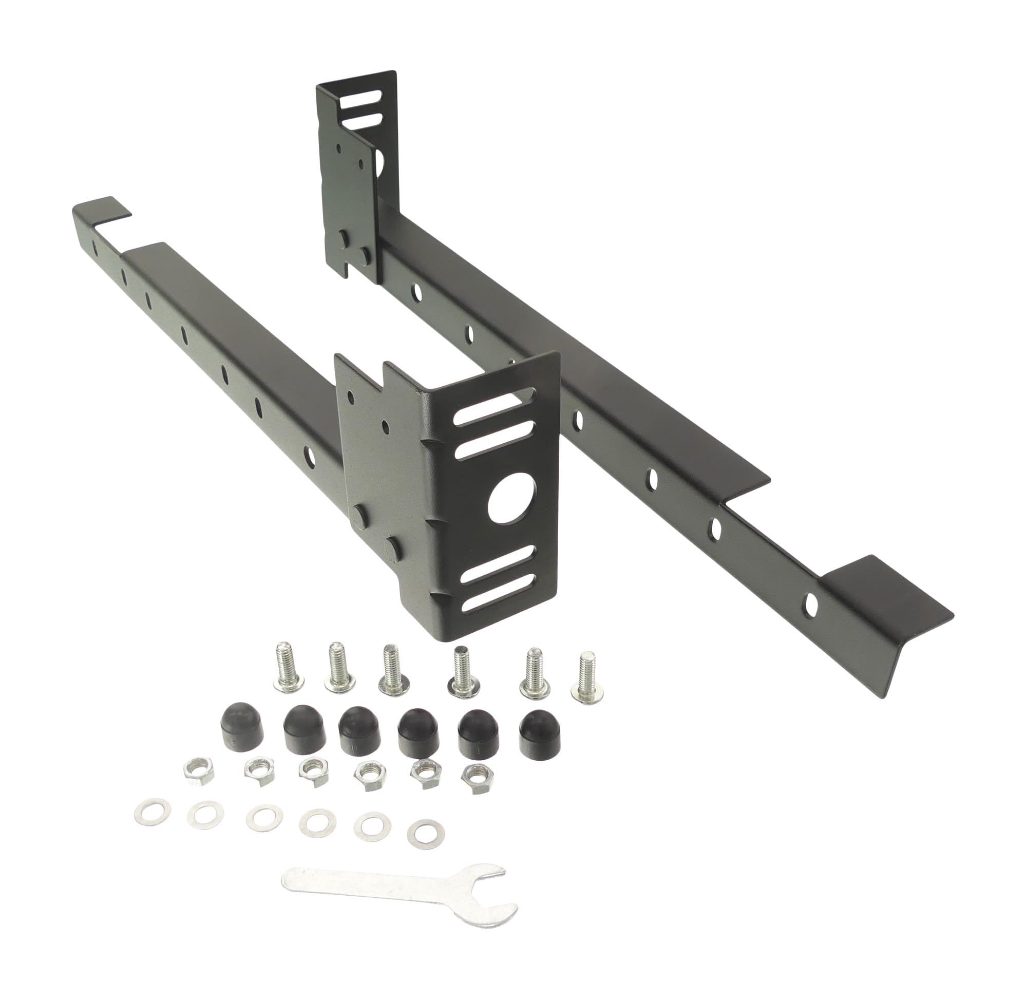 Tech Team #00712 Bed Frame Extension Set - 2 Pieces with Hardware, Extend Metal Bed Frame for Headboard & Footboard Compatibility | Perfect for Bedroom Furniture Upgrades & Custom Bed Sizing