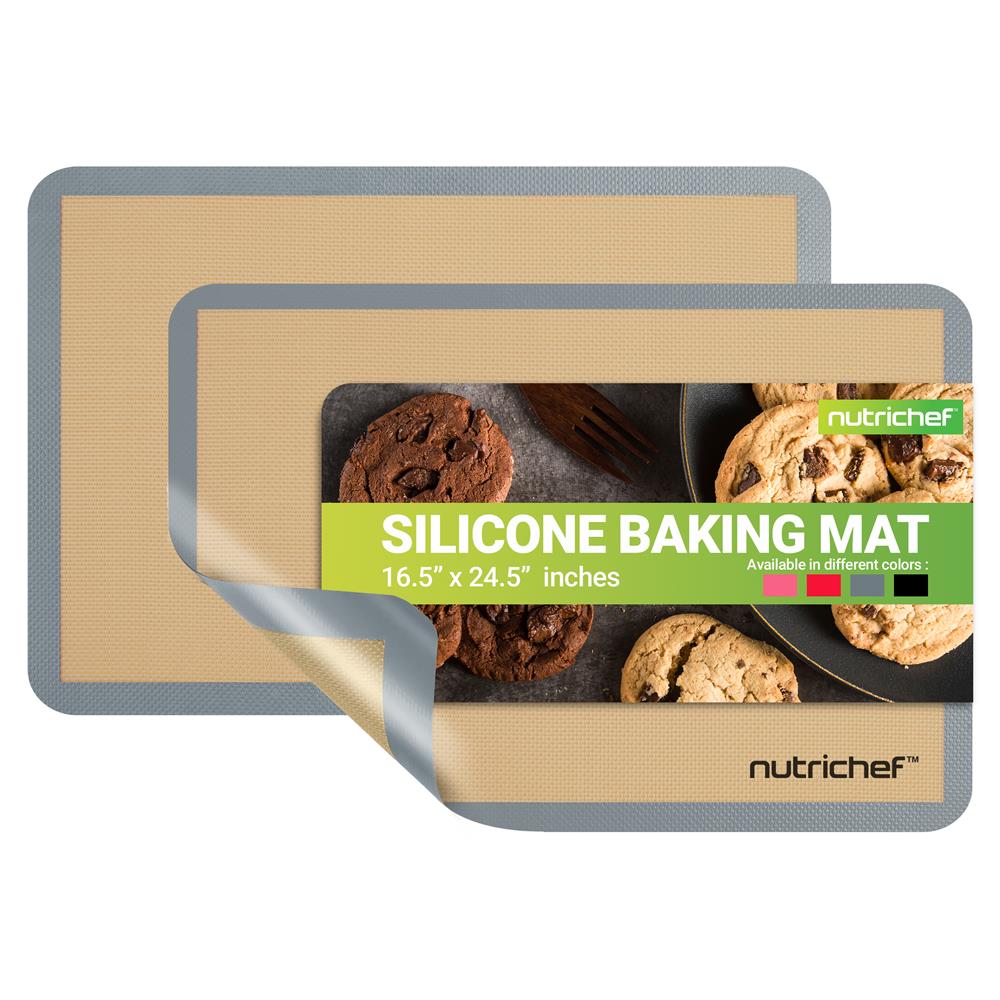 Non-Stick Silicone Baking Mat for Cookies, Pastry & Bread - Reusable Oven Safe Baking Sheet for Baking, Roasting & Cooking - Perfect for Home Bakers & Professional Kitchens