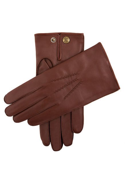 Premium DENTS Burford Dress Gloves in English Tan - Elegant Leather Gloves for Formal Events, Weddings & Business Occasions