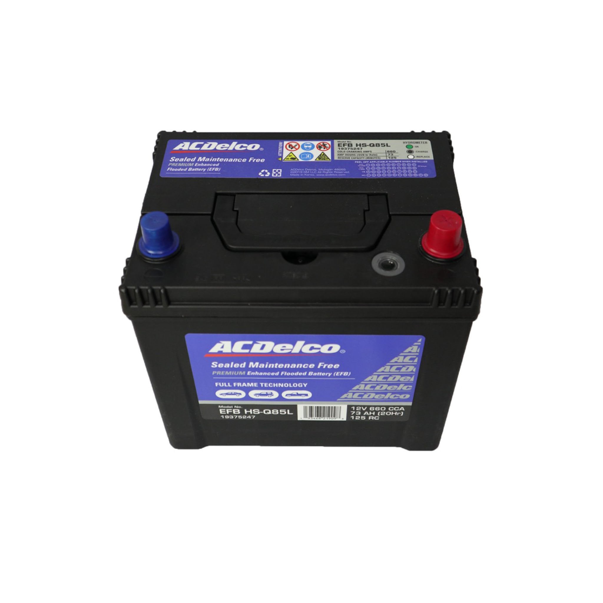 ACDelco EFB Battery Q85L for Mazda Start/Stop System - Reliable Car Battery for Enhanced Fuel Efficiency & Smooth Engine Performance | Perfect for City Driving & Stop-Go Traffic