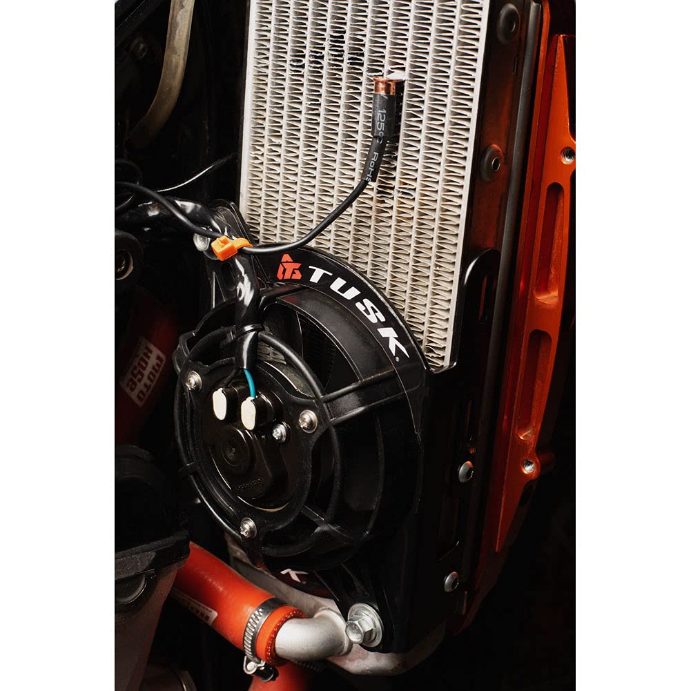 Tusk Digital Radiator Fan Kit for Husqvarna TE 150 2017-2019 | High-Performance Cooling System | Perfect for Off-Road, Trail Riding & Motocross Racing