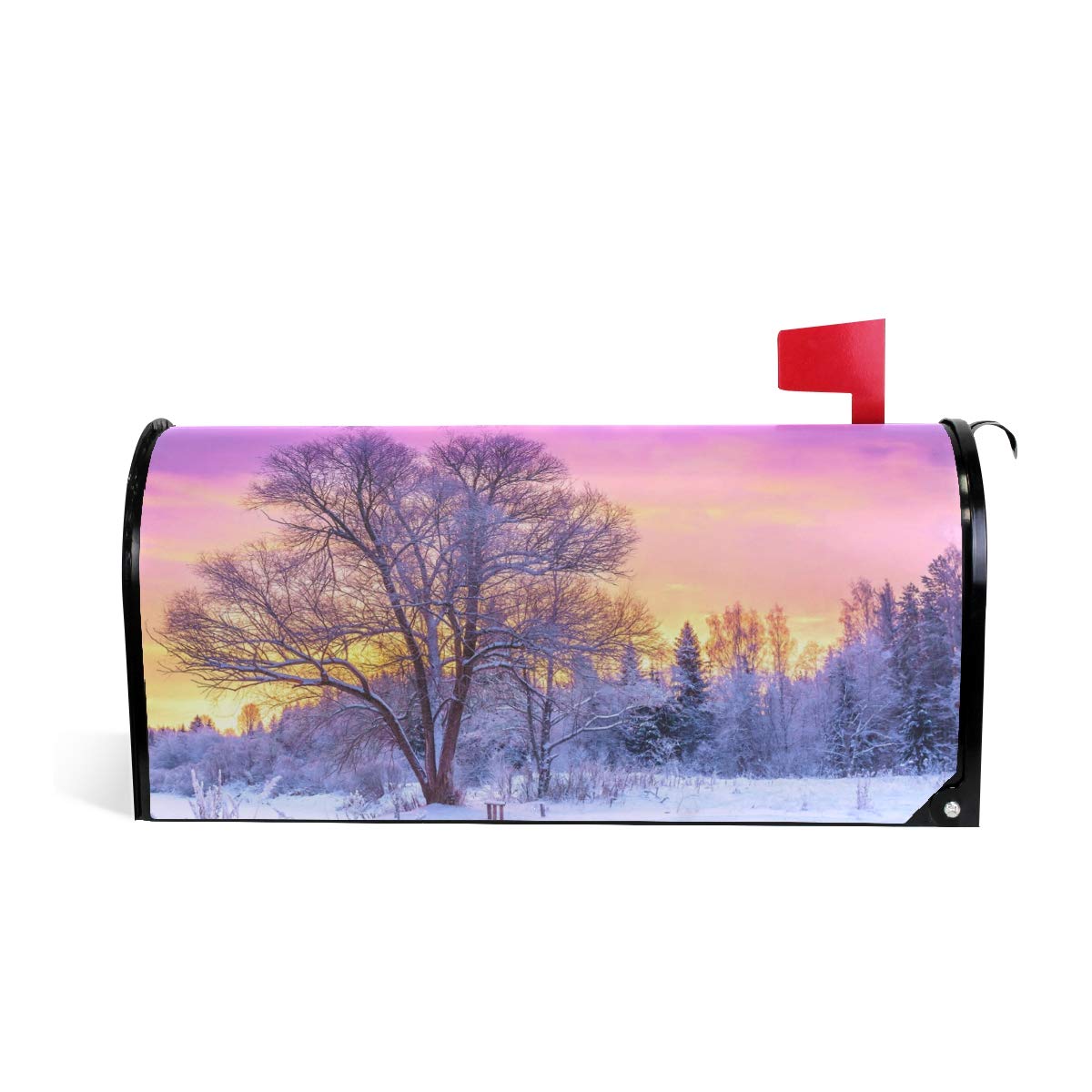 WOOR Winter Magnetic Mailbox Cover - Oversized 20.8