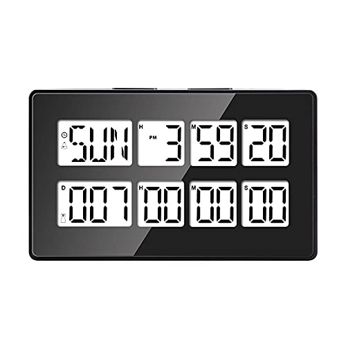 Comigeewa Dual-Channel Egg Timer - Digital Countdown Timer for Chicken Egg Incubation, Breeding & Hatching - Perfect for Poultry Farmers, Backyard Chicken Coops & Egg Hatching Projects
