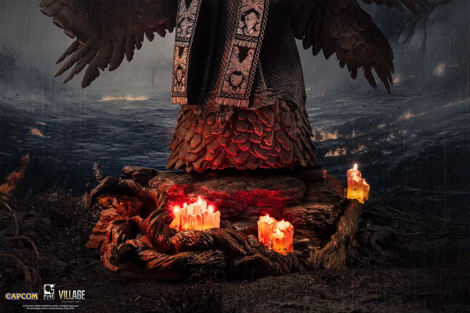 PureArts x CAPCOM Licensed Resident Evil Village Mother Miranda Statue - Official Collectible Figure for Horror Game Fans | Perfect for Display, Gaming Room Decor, and Resident Evil Merchandise Collection