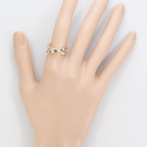 18K Pink Gold Black Diamond Ring for Women - Elegant & Luxurious Wedding, Engagement, or Anniversary Jewelry Gift
