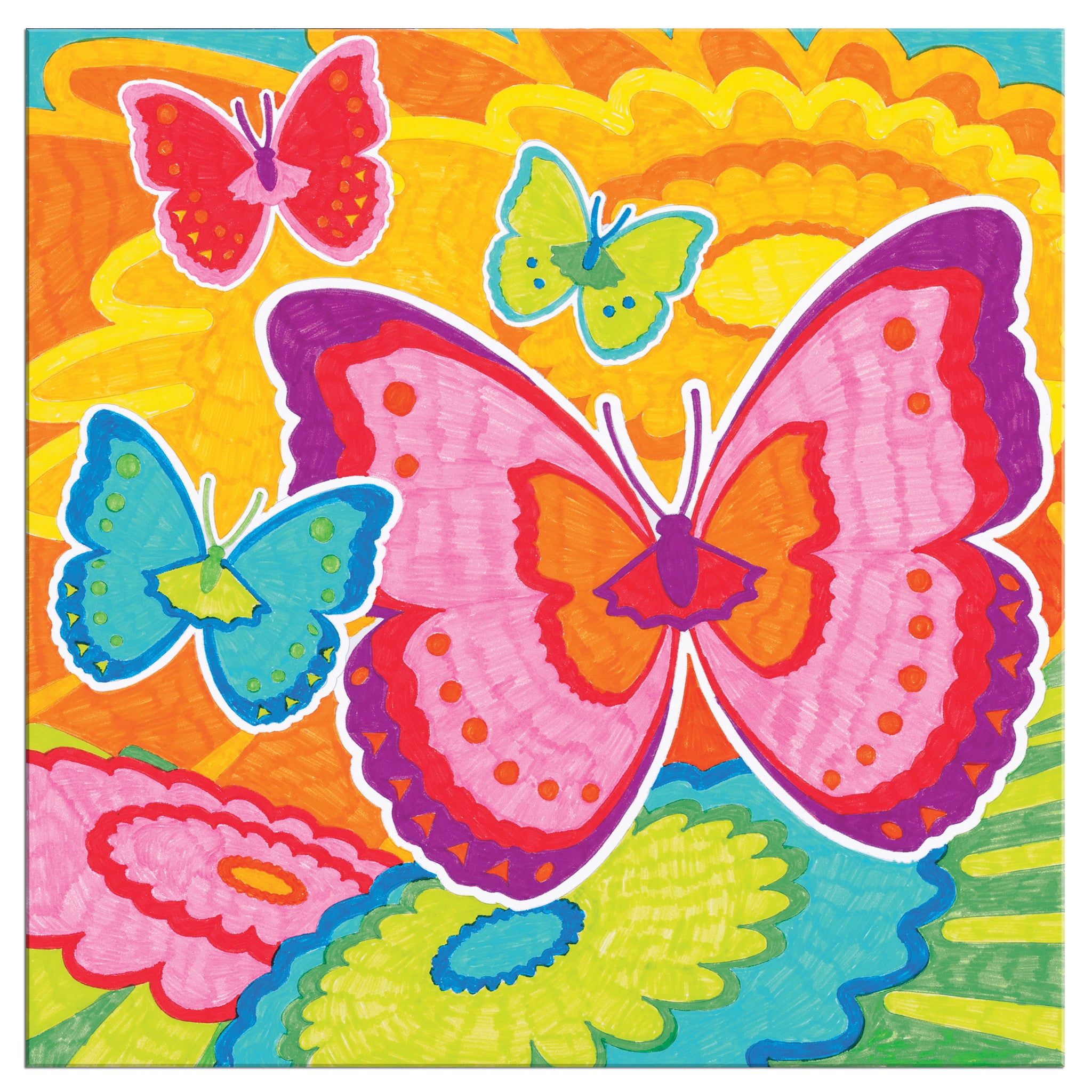Color by Number Bloomin Butterflies - Adult Coloring Book for Stress Relief & Relaxation | Perfect for Home, Office & Gifts | #14564