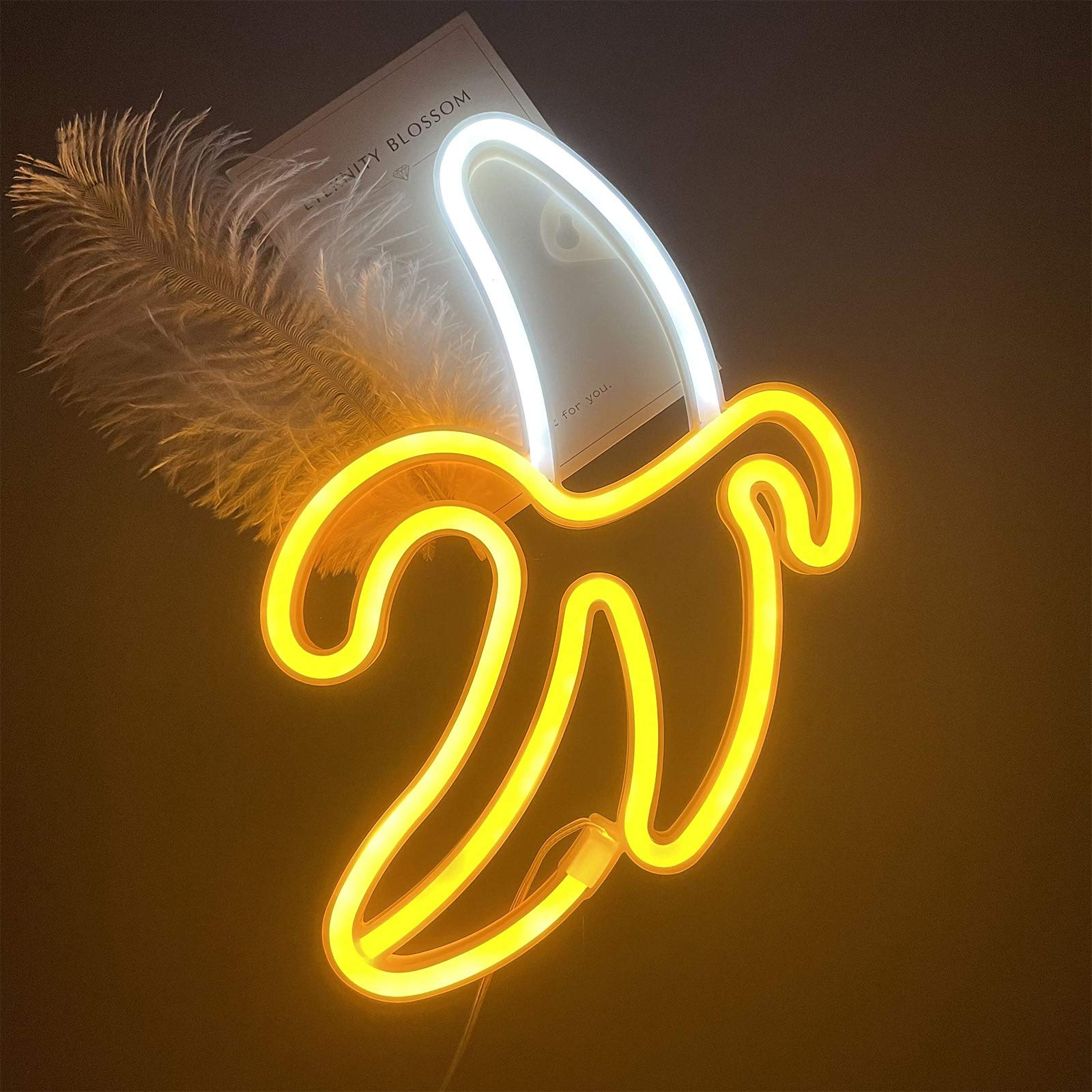 ENUOLI Banana Neon Sign - 11.22