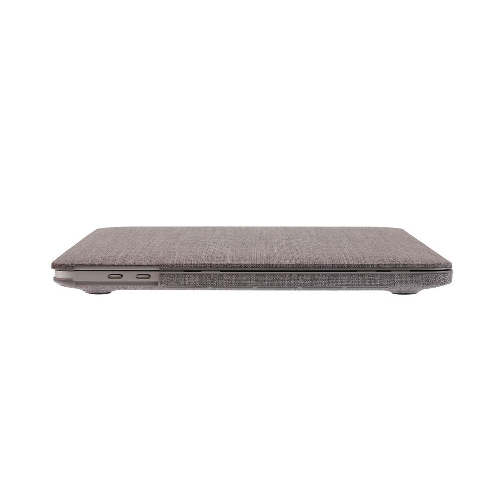 Durable Textured Hardshell Case with Soft NanoSuede Lining for MacBook Pro 13-inch (2016-2019) - Lightweight Ash Grey Protective Cover | Perfect for Work, Travel & Everyday Use
