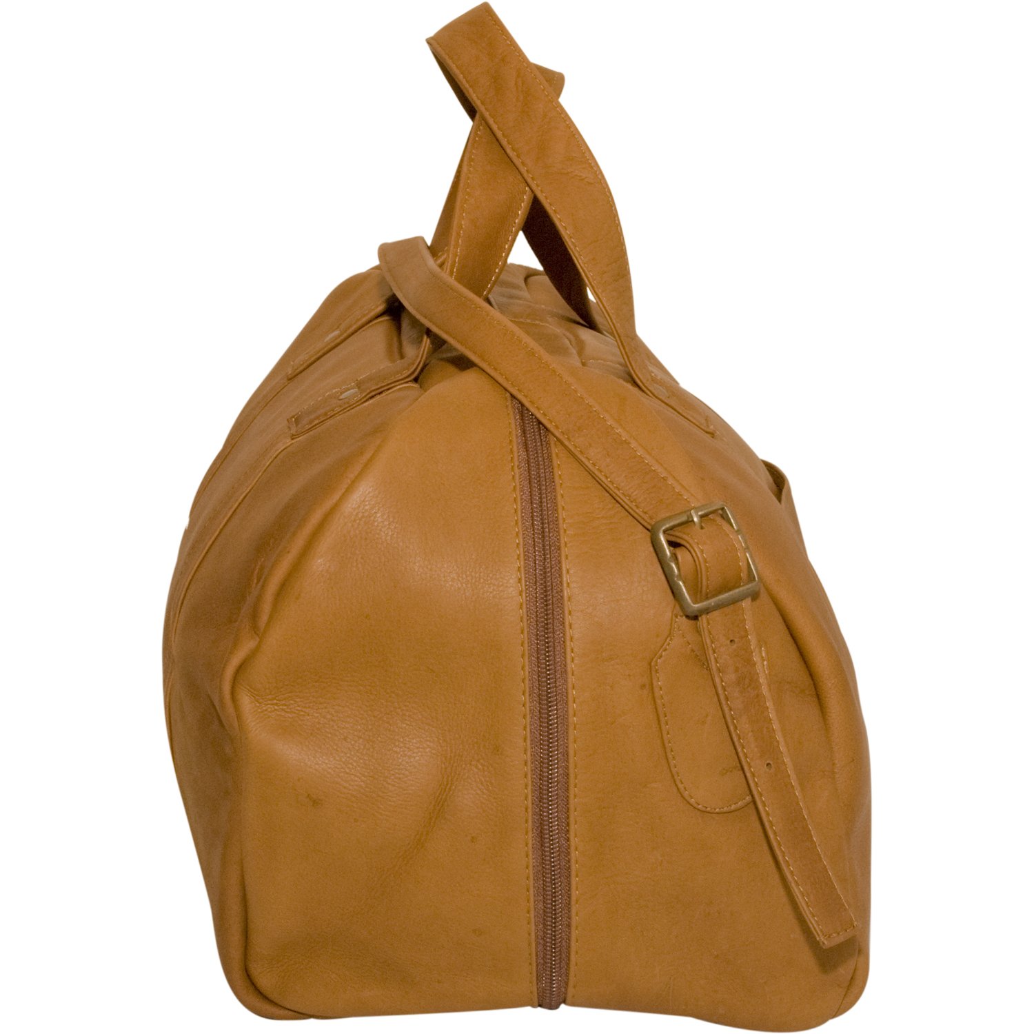 NHL Tan Leather Corey Duffel Bag - Stylish & Durable Hockey Duffel for Men | Perfect for Gym, Travel & Sports Gear Storage