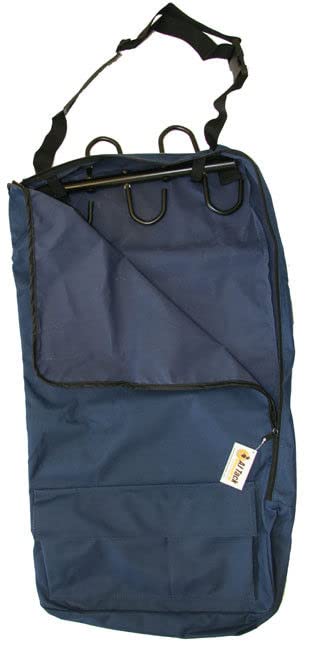AJ Tack Deluxe Bridle Bag with Hooks - Waterproof Horse Bridle Storage Organizer for Equestrian Gear - Perfect for Horse Riding, Stable Organization & Travel Accessories