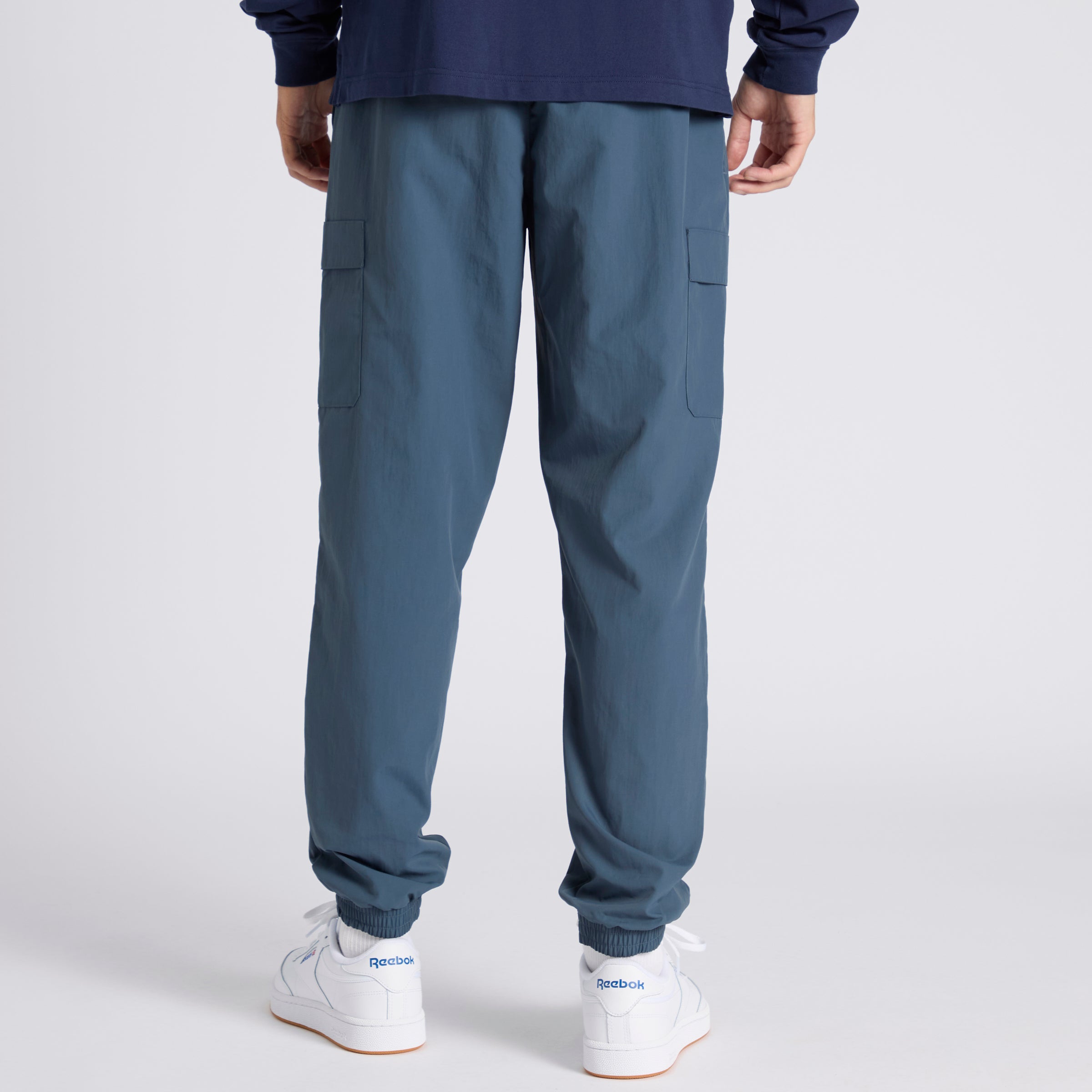 East Coast Blue Cargo Pants for Men - Durable Woven Work Pants with Utility Pockets - Perfect for Construction, Hiking & Outdoor Activities