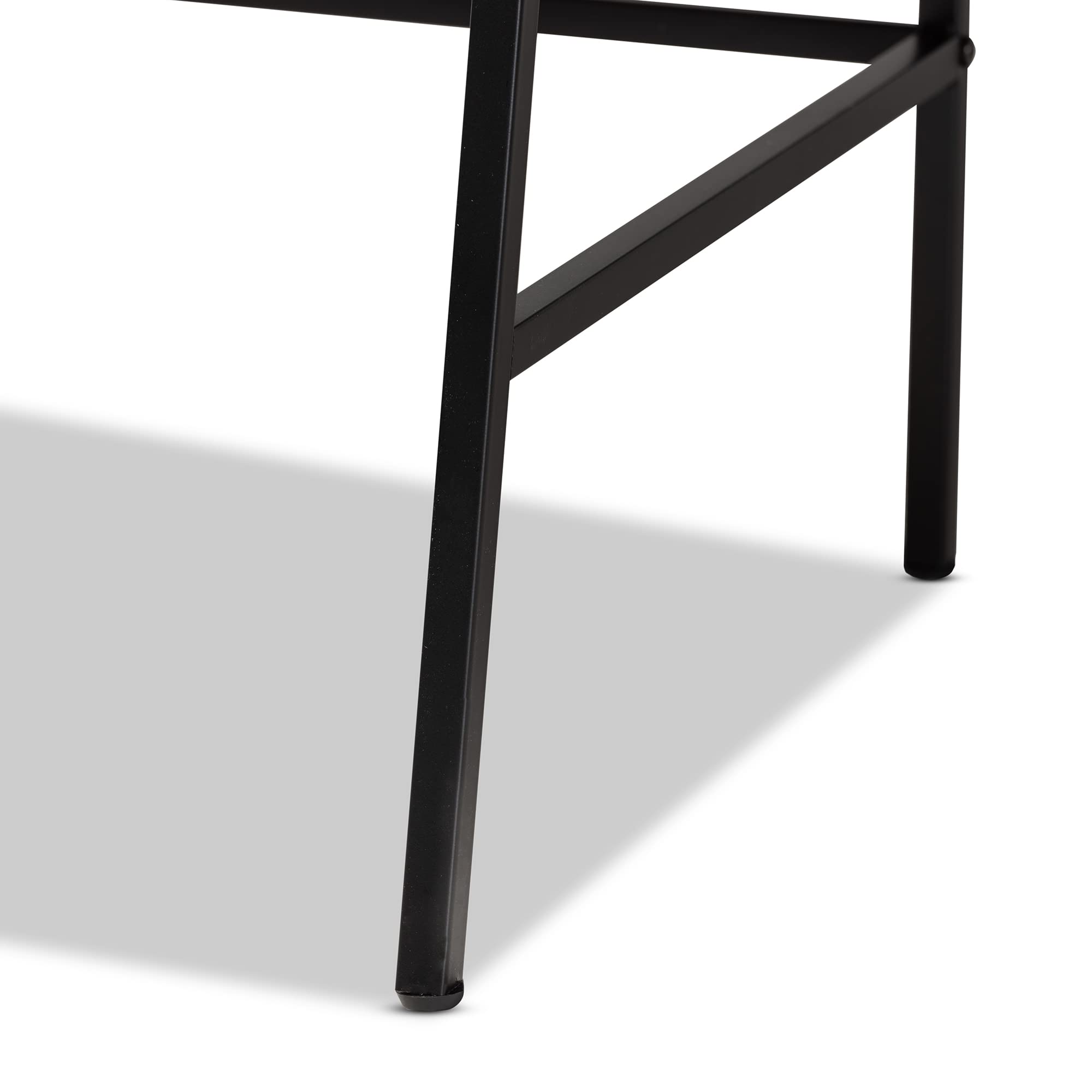 Baxton Studio Walnut Brown Desk for Home Office