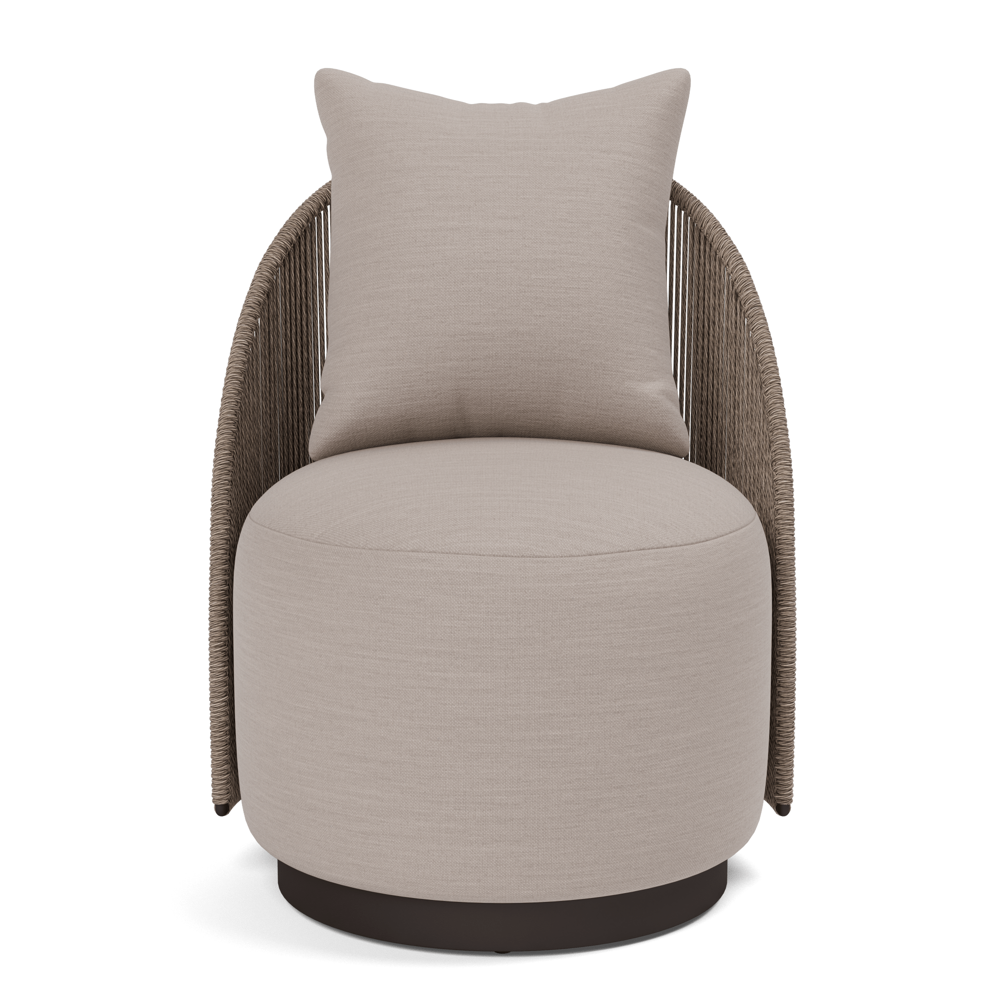 Milan Swivel Dining Chair - Modern Upholstered Kitchen Counter Stool with 360° Rotation - Perfect for Dining Room, Kitchen Island, Bar & Breakfast Nook