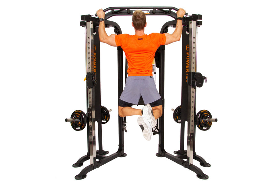 Powertec Workbench Functional Trainer Deluxe - Heavy Duty Home Gym Equipment for Strength Training (Perfect for Home Workouts & CrossFit Training)