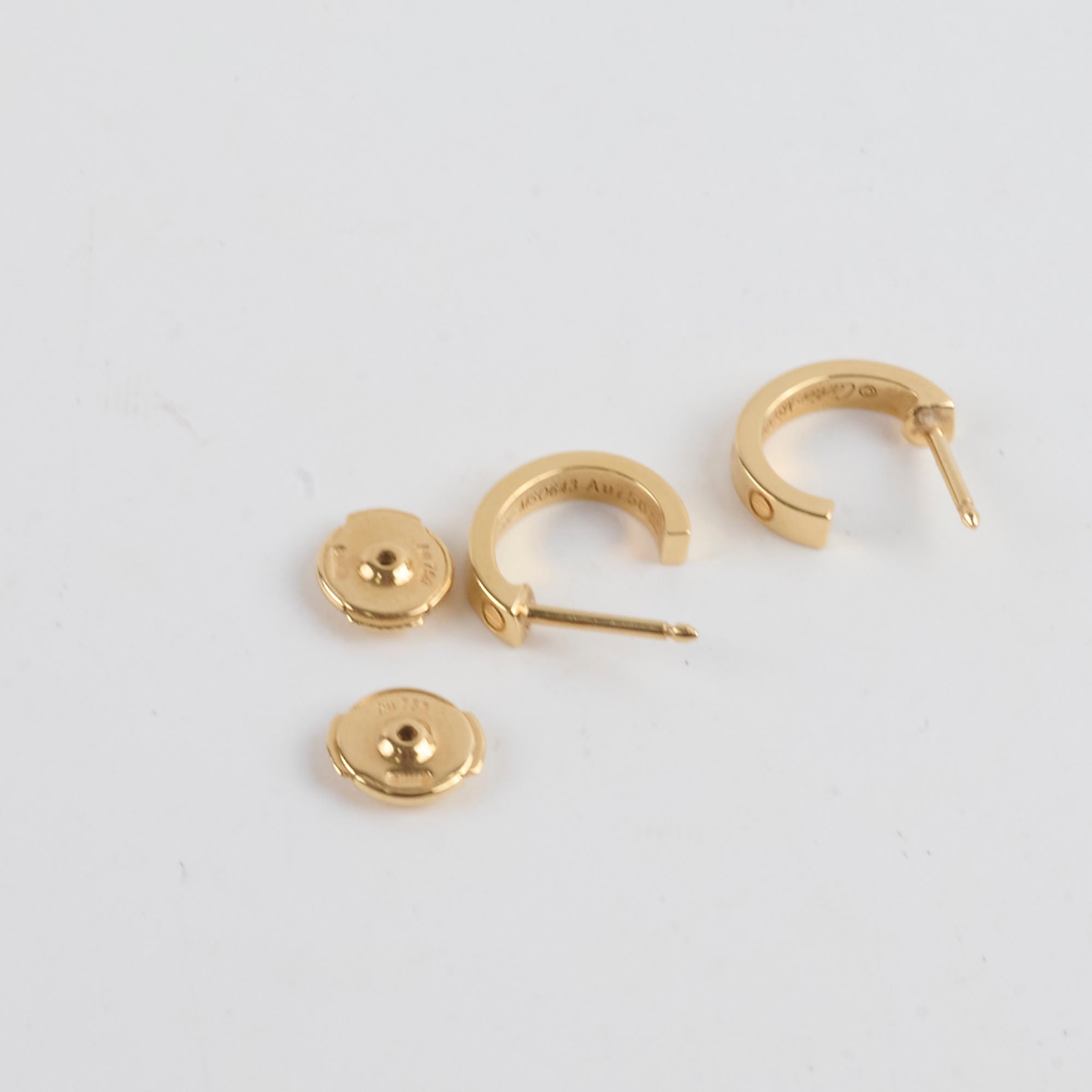 Cartier Love Hoop Earrings Small Model 18K Yellow Gold - Luxury Jewelry for Women, Perfect for Weddings, Anniversaries & Special Occasions
