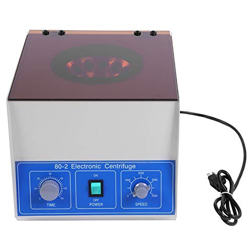 110V US Plug Adjustable Speed 4000rpm Medical Centrifuge - Large Capacity Blood Centrifuge for Lab, Water Treatment & Chemical Industry | Perfect for Hospitals, Clinics & Research Facilities