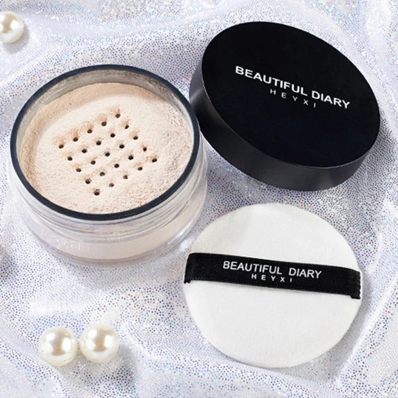 Translucent Loose Facial Powder - Oil Control & Setting Makeup for All Skin Types | Perfect for Daily Wear, Photo Shoots & Special Occasions