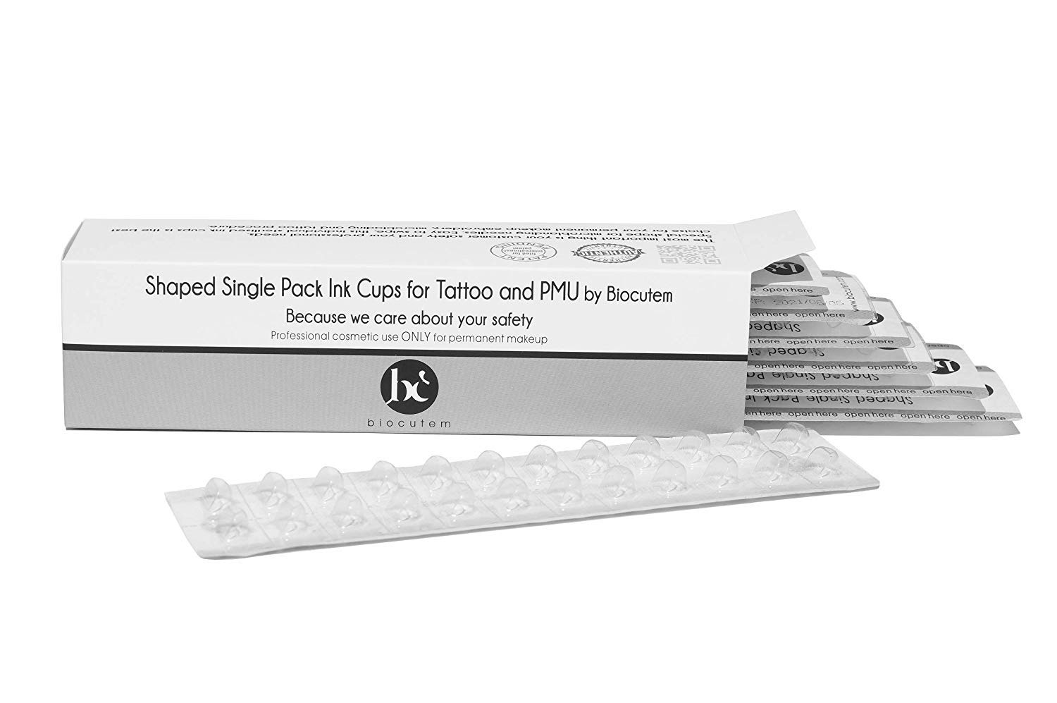 Disposable Sterile Microblading & Tattoo Ink Cups - 1/2