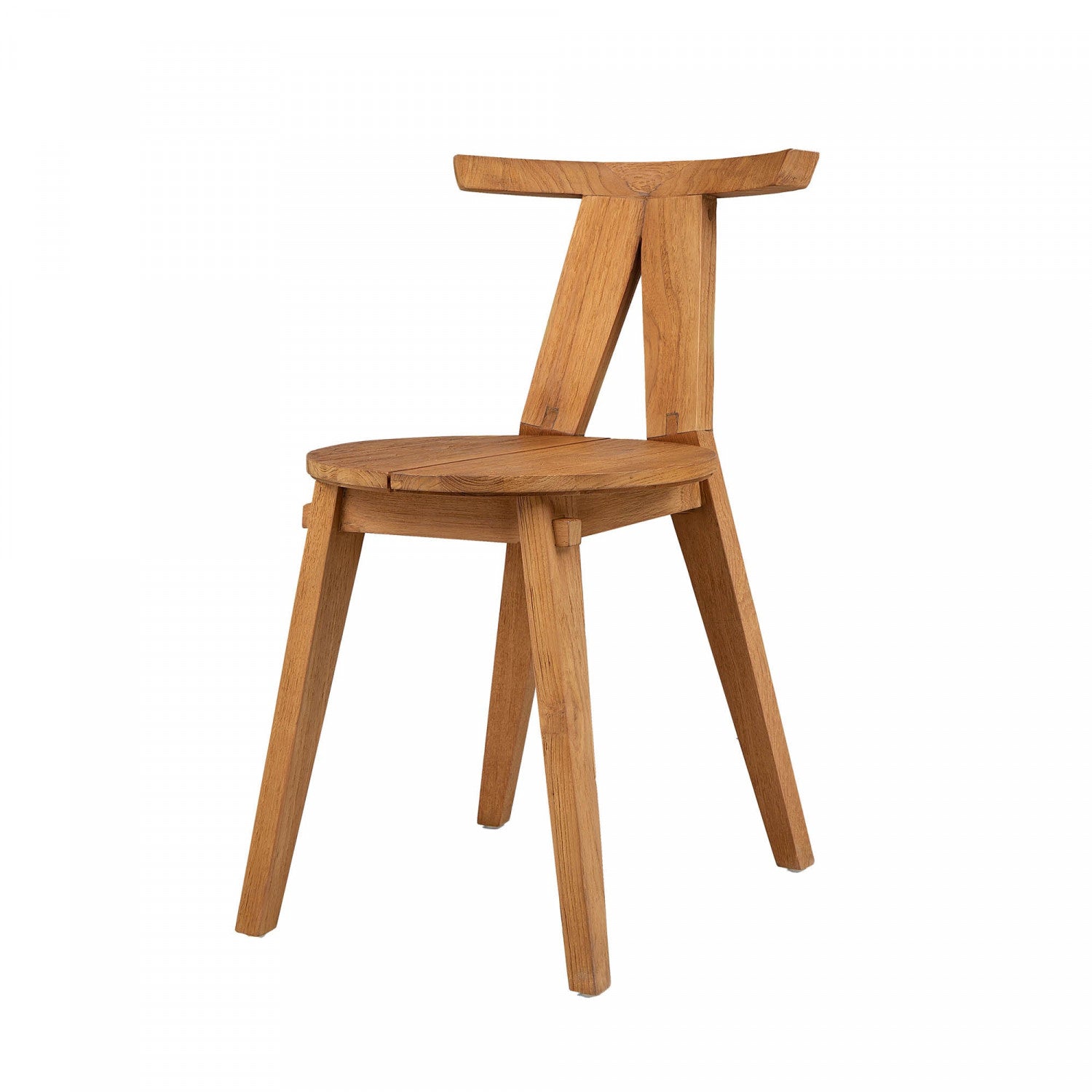 Handcrafted Buffalo Leather Dining Chair - Brown | Rustic & Durable Home Decor for Dining Room, Kitchen, or Office