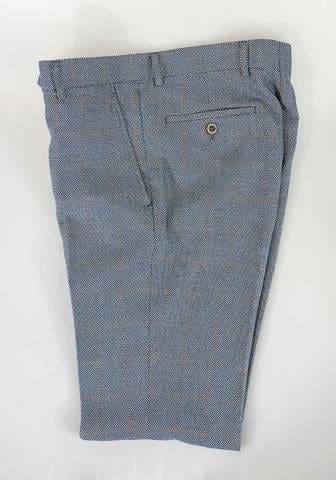 Cavani Del Ray Duck Egg Blue Slim Fit Trousers for Women - High Waisted Office Pants, Comfortable Work Pants for Business Casual & Professional Wear