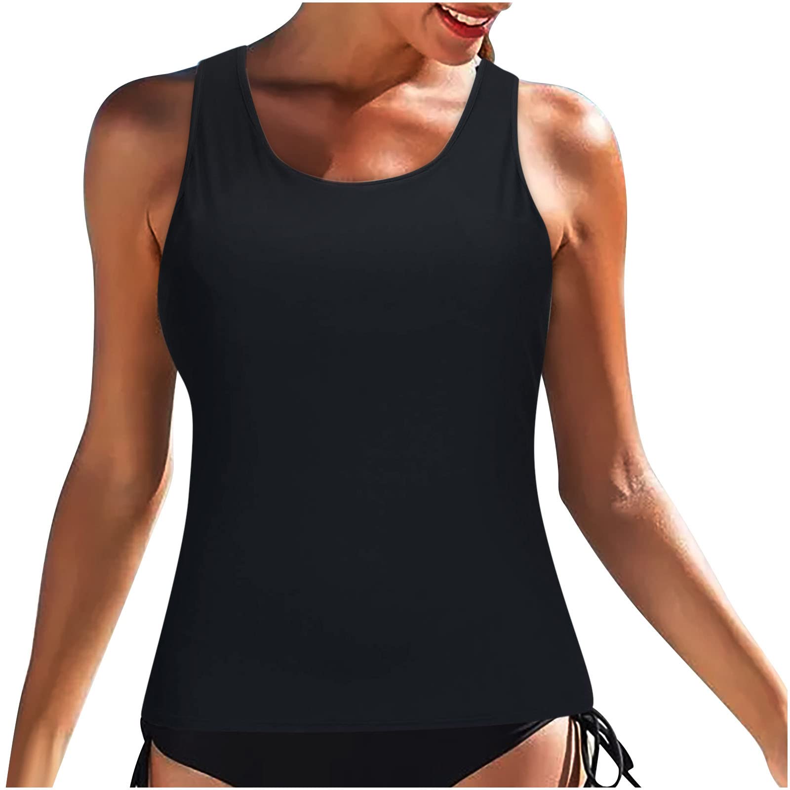 Homlpope Women's Tummy Control Swimsuit - High Waisted Tank Bikini for Beach & Pool - 2022 Summer Swimwear Collection (Style E9)