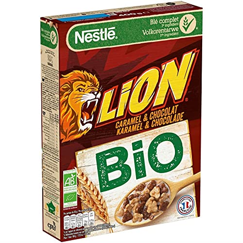 Organic Lion Cereals 400g - Healthy Breakfast Cereal for Energy, Non-GMO, Gluten-Free (Pack of 3) | Perfect for Busy Mornings, Office Snacks & Kids Lunchboxes