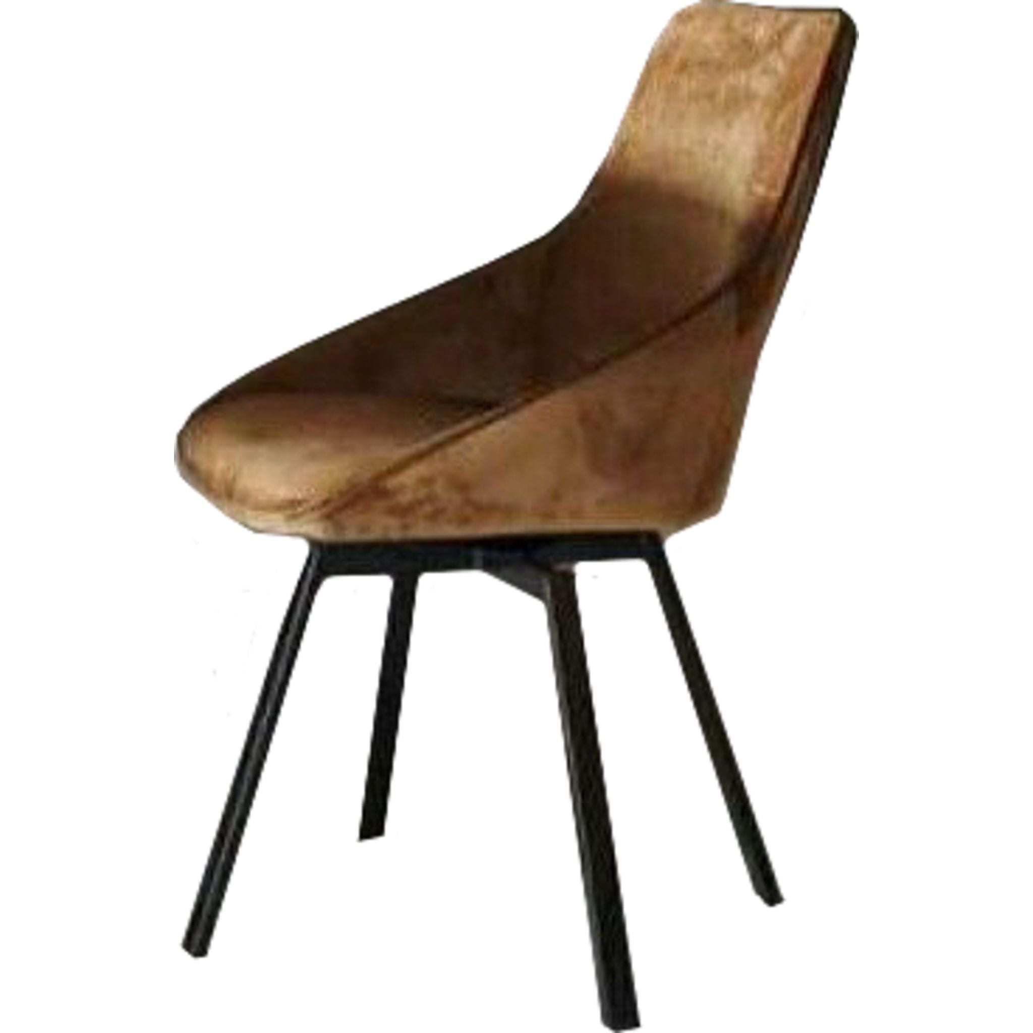 Autumn Side Chair in Tan - Modern Accent Chair for Living Room, Dining Room, or Office (1484629K) - Perfect for Home Decor and Small Spaces