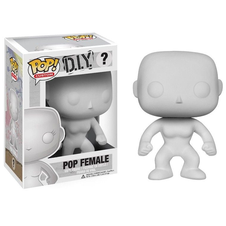 Custom DIY Pop! Vinyl Figure - Create Your Own Female Character Collectible - Perfect for Gifts, Home Decor & Pop Culture Displays