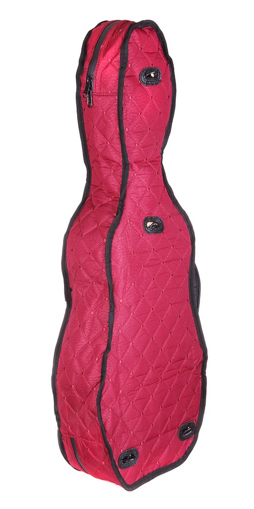 Tonareli Burgundy Violin Case Cover for Shaped Fiberglass Cases - Durable & Lightweight Protection for Violin Cases - Perfect for Travel, Storage & Performance