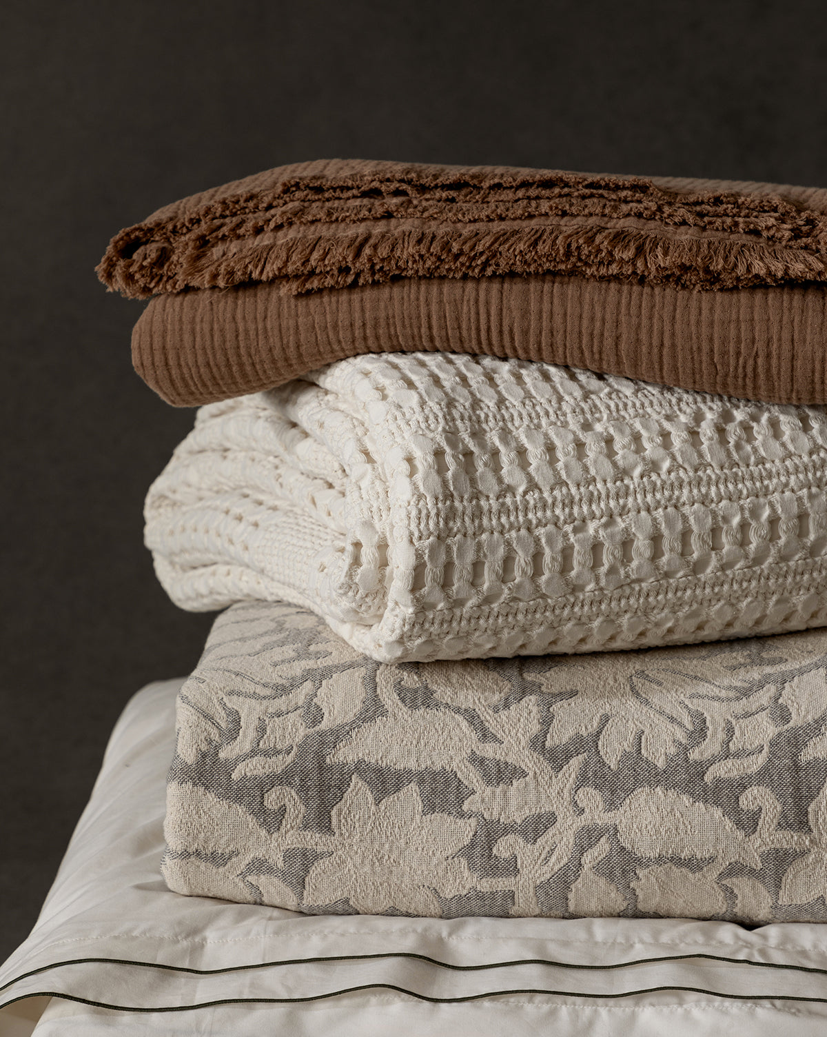 Floral Matelasse Coverlet - Elegant Quilted Bedspread for Master Bedroom & Guest Room Decor | Perfect for Spring & Summer Bedding