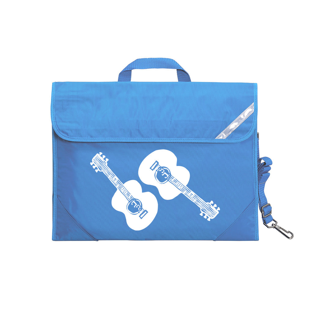 Quartet Guitar Music Bag - Durable & Lightweight Gig Bag for Acoustic & Electric Guitars - Perfect for Band Practice, Concerts & Travel