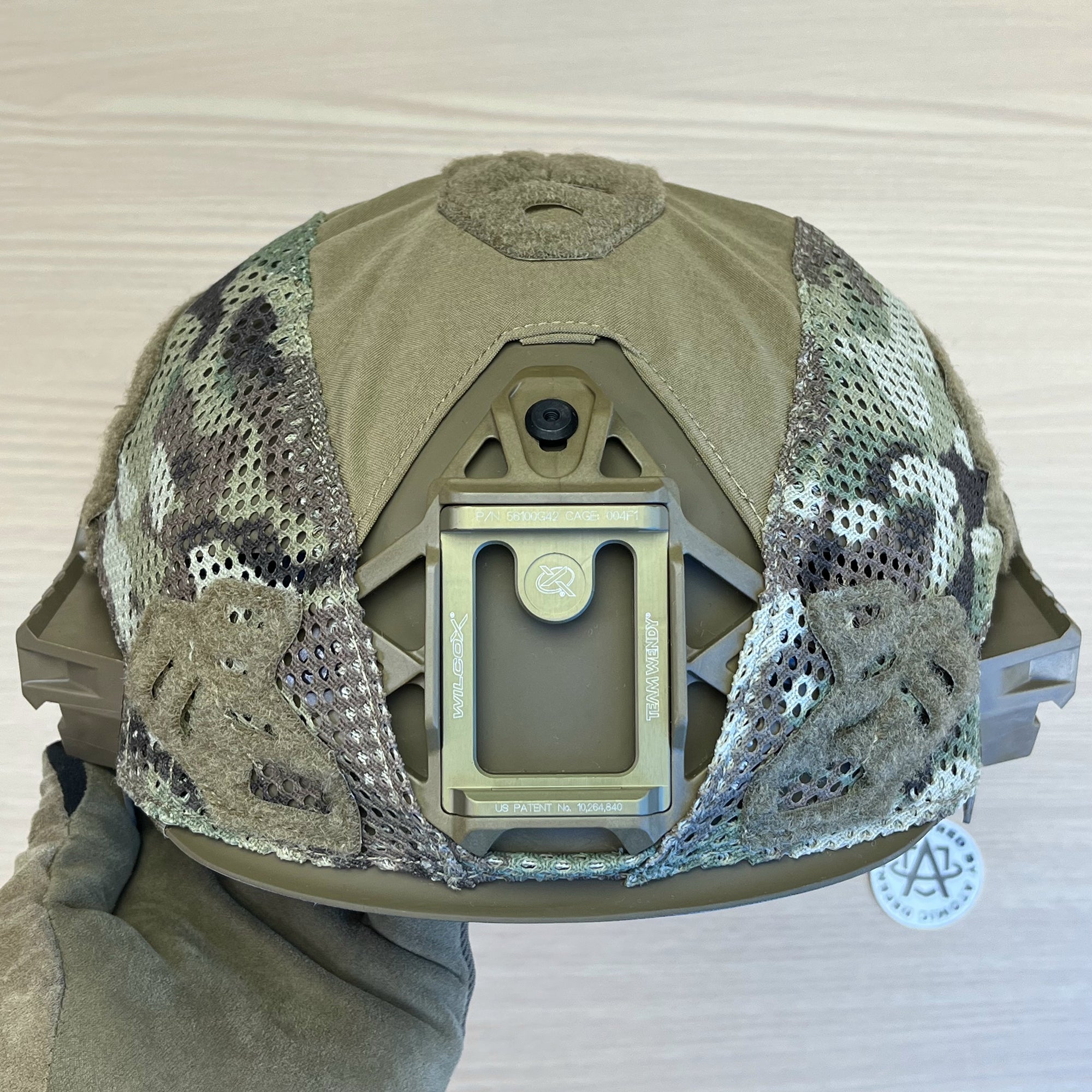 Team Wendy Exfil Carbon Helmet Cover - Tactical Helmet Accessory for Military & Outdoor Use - Lightweight & Durable for Combat, Airsoft, and Hunting