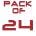 Pack of 24