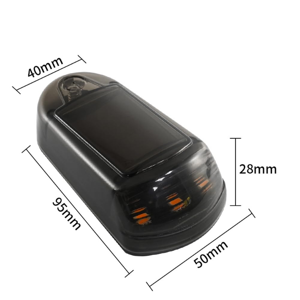 2024 Wireless Solar Cab Lights - 7 Colors App Control for Trucks (Black Shell) - Perfect for Night Driving