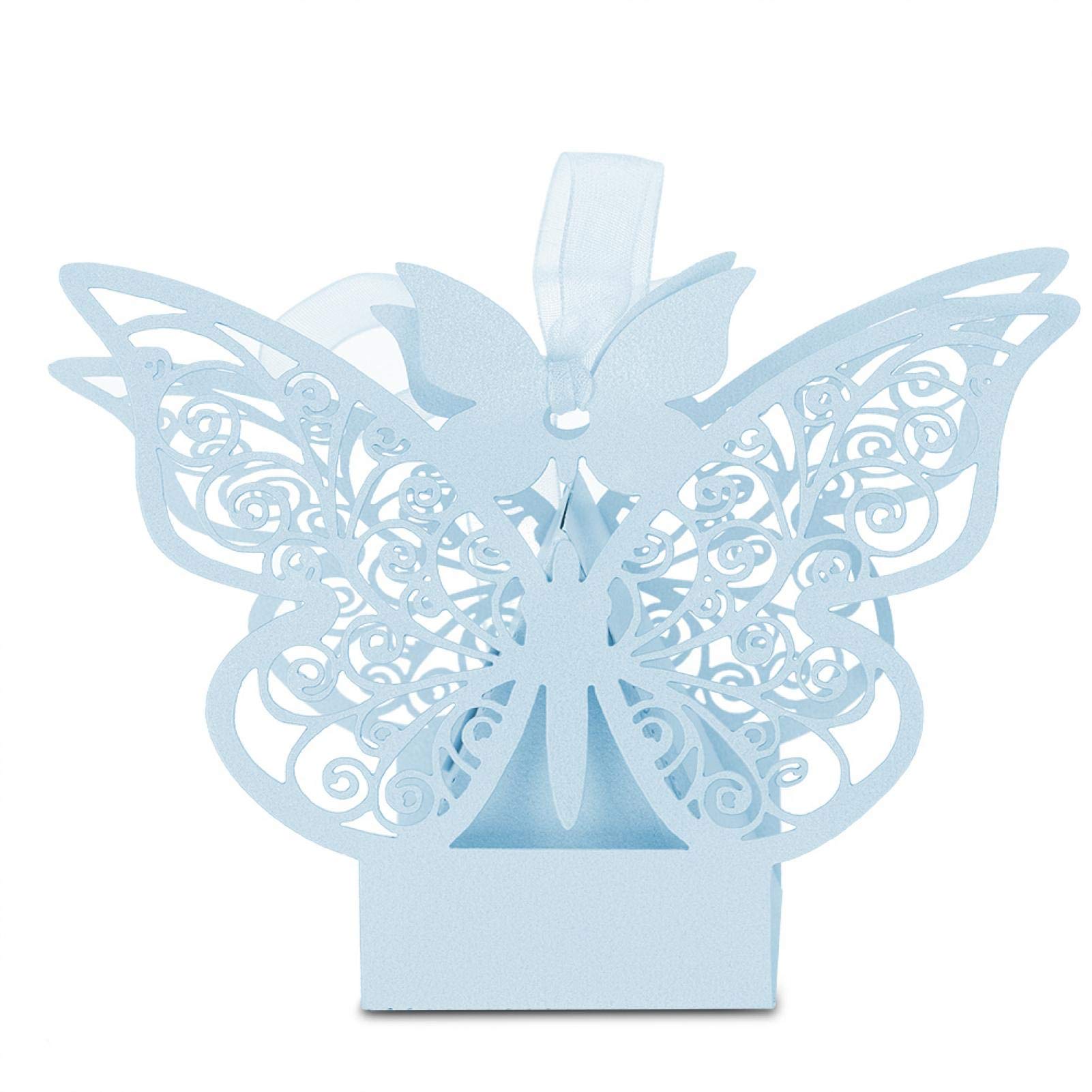 Vintage Wedding Favor Boxes 100PCS - Romantic Chocolate Gift Boxes for Weddings & Birthdays - Party Decorations