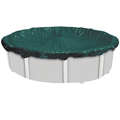 Harris 16-Year Max-Force Riplock Winter Pool Cover for 18' Round Above Ground Pools - Heavy Duty Protection Against Snow, Ice & Debris - Perfect for Winter Storage & Seasonal Pool Maintenance