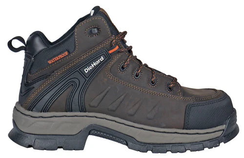 Squire Brown Composite Toe Work Boots - Lightweight Safety Shoes for Men & Women - OSHA Compliant for Construction, Warehouse & Outdoor Work