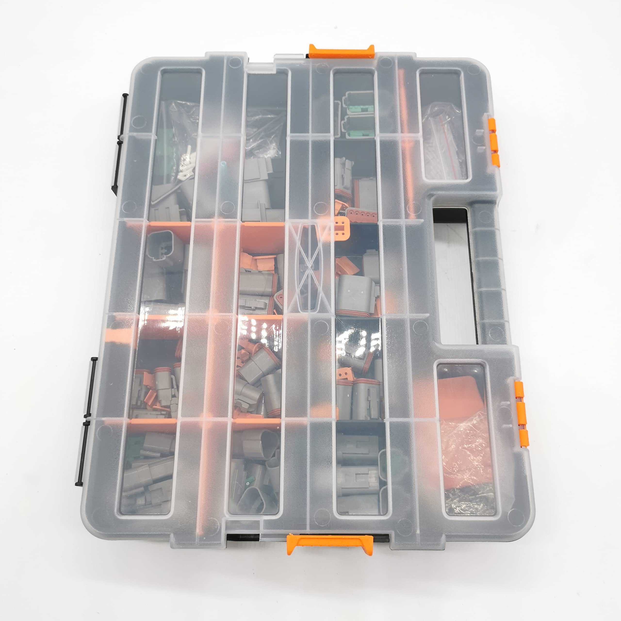 450 Pcs Deutsch DT Connector Plug Kit - Waterproof Electrical Connectors for 14-20 AWG Wires with Stamped Contacts - Perfect for Automotive, Marine, and Industrial Wiring Applications