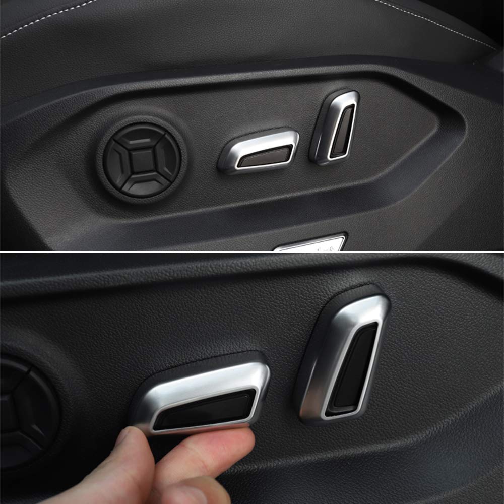 ABS Seat Button Cover for Touareg 2011-2022 - 4pcs Set Car Interior Protector - Perfect for Car Styling & Protection