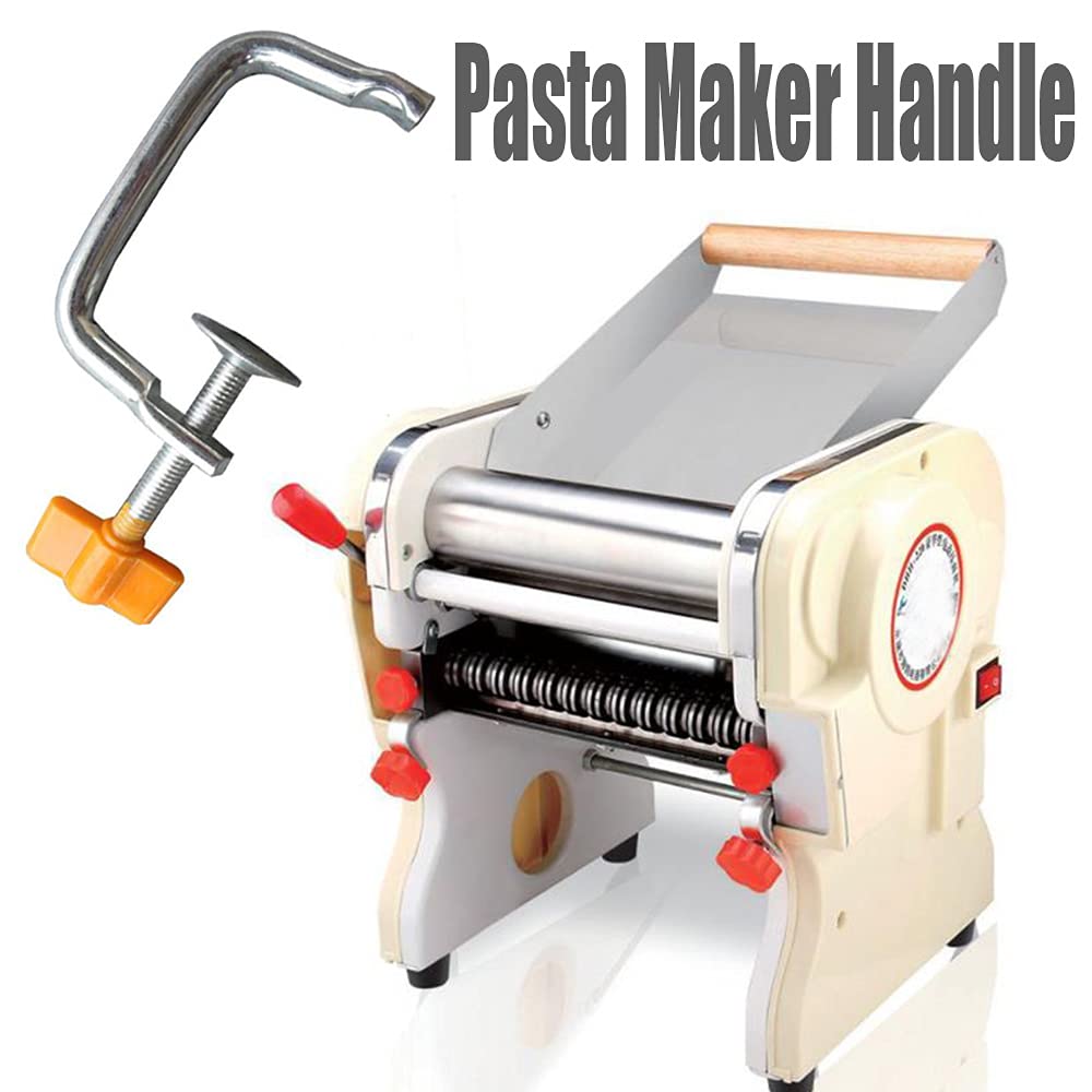 JaSiTeBW Pasta Maker Handle Replacement - Adjustable Table Clamp & Manual Fixing Clip for Manual Pasta Machines | Durable Pasta Machine Holder for Home Kitchen & Italian Cooking