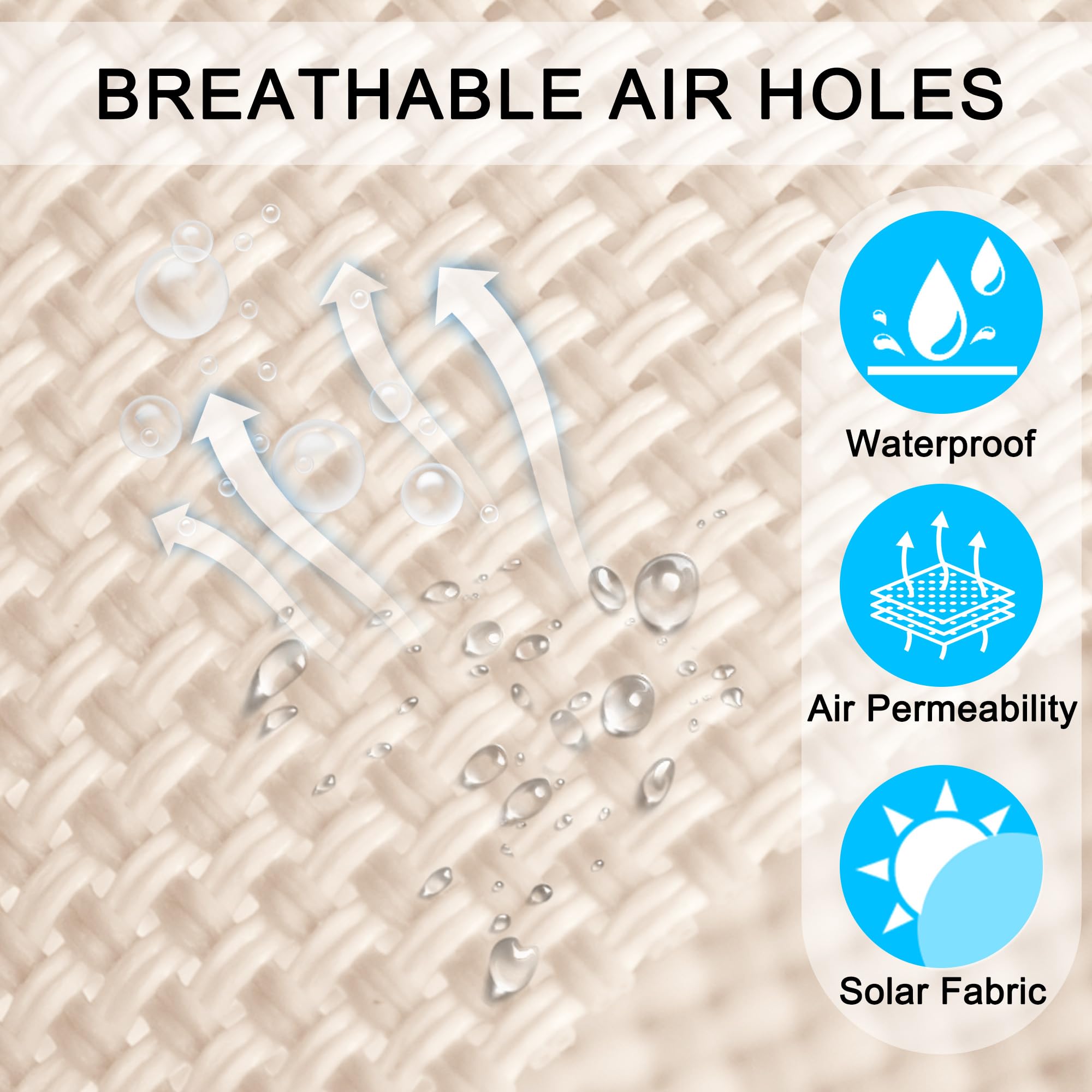 Cordless Solar Roller Shades - 5% Openness, UV Protection for Home & Office