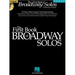 Hal Leonard First Book of Broadway Solos for Tenor Voice - Sheet Music & CD | Perfect for Vocal Training, Auditions & Broadway Performances