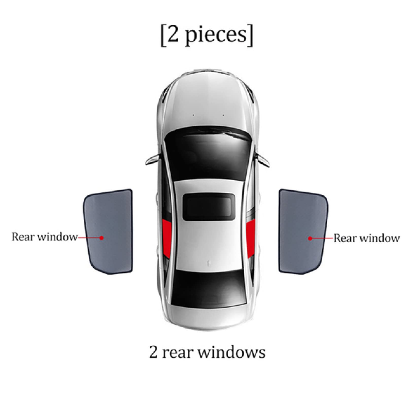 2013-2018 Mazda 3 Sedan Car Window Sunshades - UV Protection Mesh Sunshade for Front/Rear Windshield & Side Windows | Keep Car Cool, Reduce Glare & Protect Interior | Perfect for Summer Driving, Road Trips & Parking