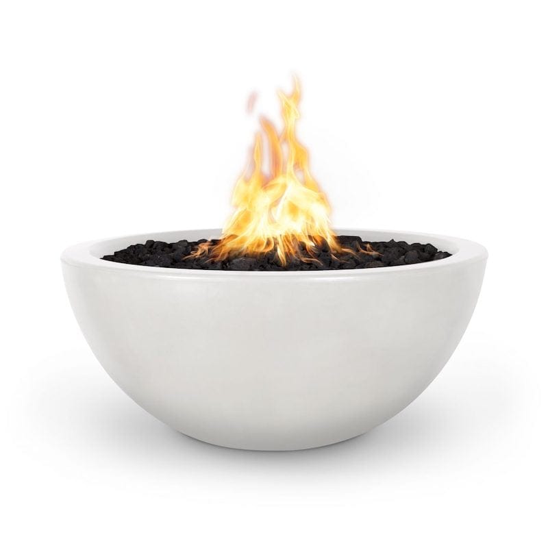 Luna Fire Bowl - Durable Concrete Outdoor Fire Pit for Patio, Garden, Backyard & Camping - Perfect for Relaxing Evenings & Entertaining Guests