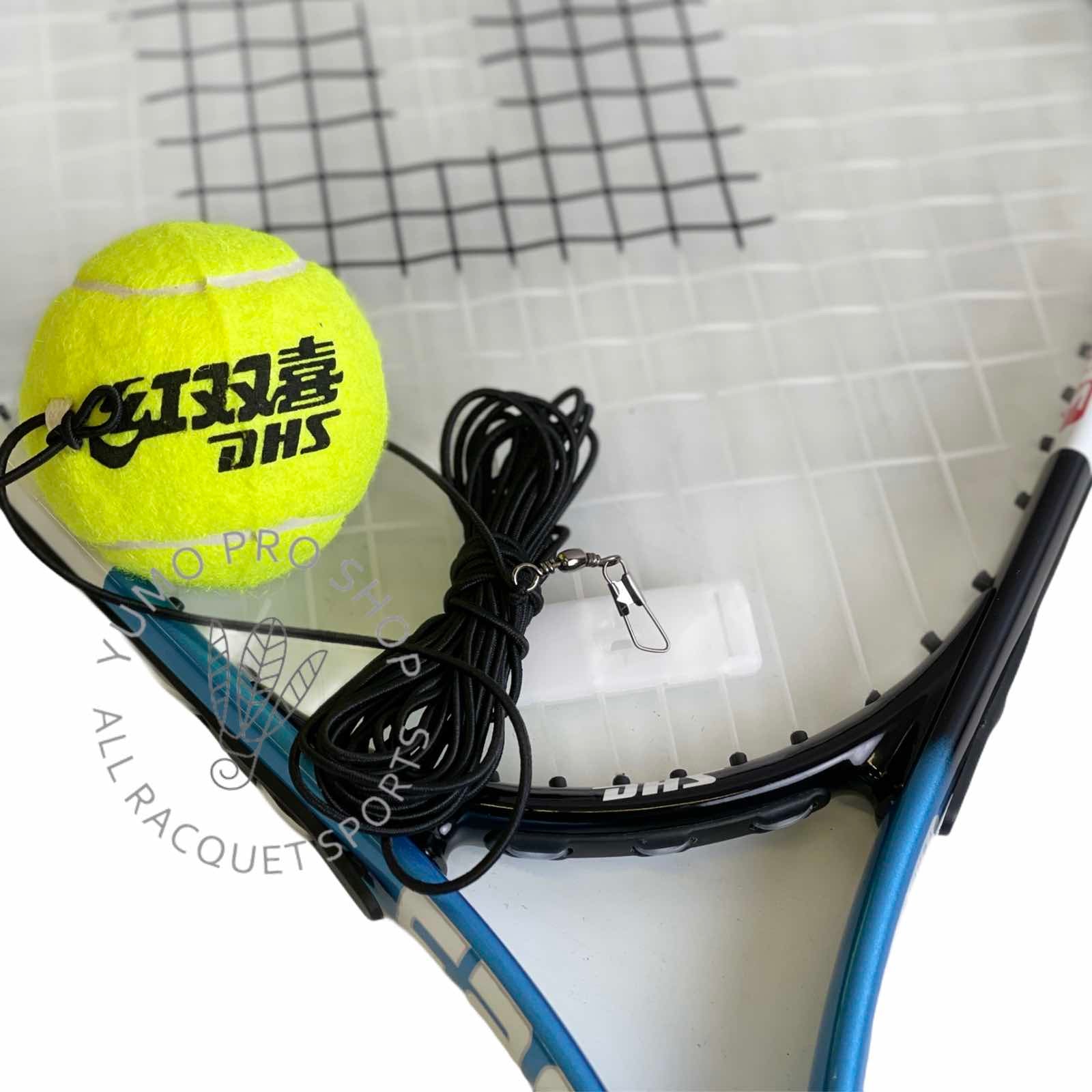 Premium DHS 282 Tennis Racket Set with Training Balls - Professional Tennis Equipment for Beginners & Advanced Players - Perfect for Court Practice, Backyard Training & Tennis Lessons