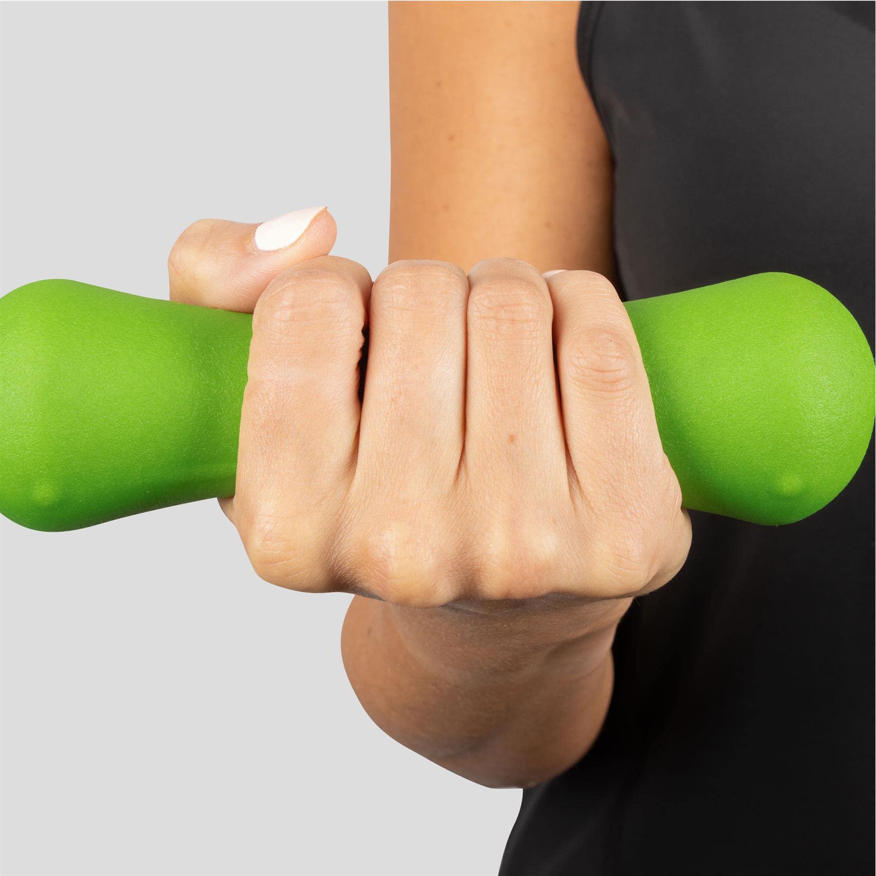 Phoenix Fitness Soft Grip Dumbbell Set - 10-50lbs Adjustable Weights for Home Gym, Strength Training & Full Body Workout | Perfect for Beginners & Advanced Fitness Enthusiasts